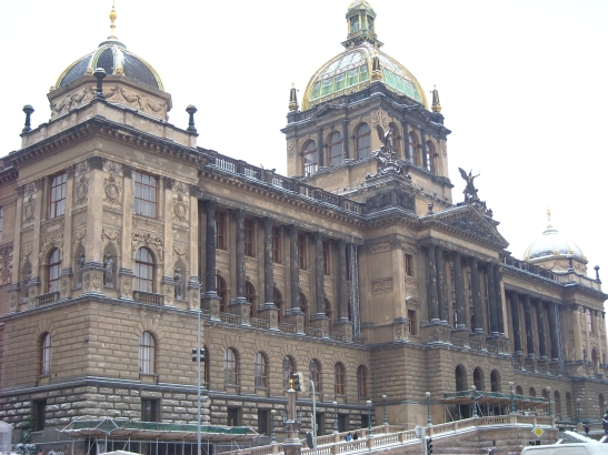 Museu Nacional de Praga a l'avinguda Wenceslas