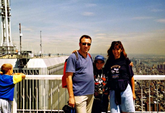 A la torre Sud de les Torres Bessones del World Trade Center. Nova York